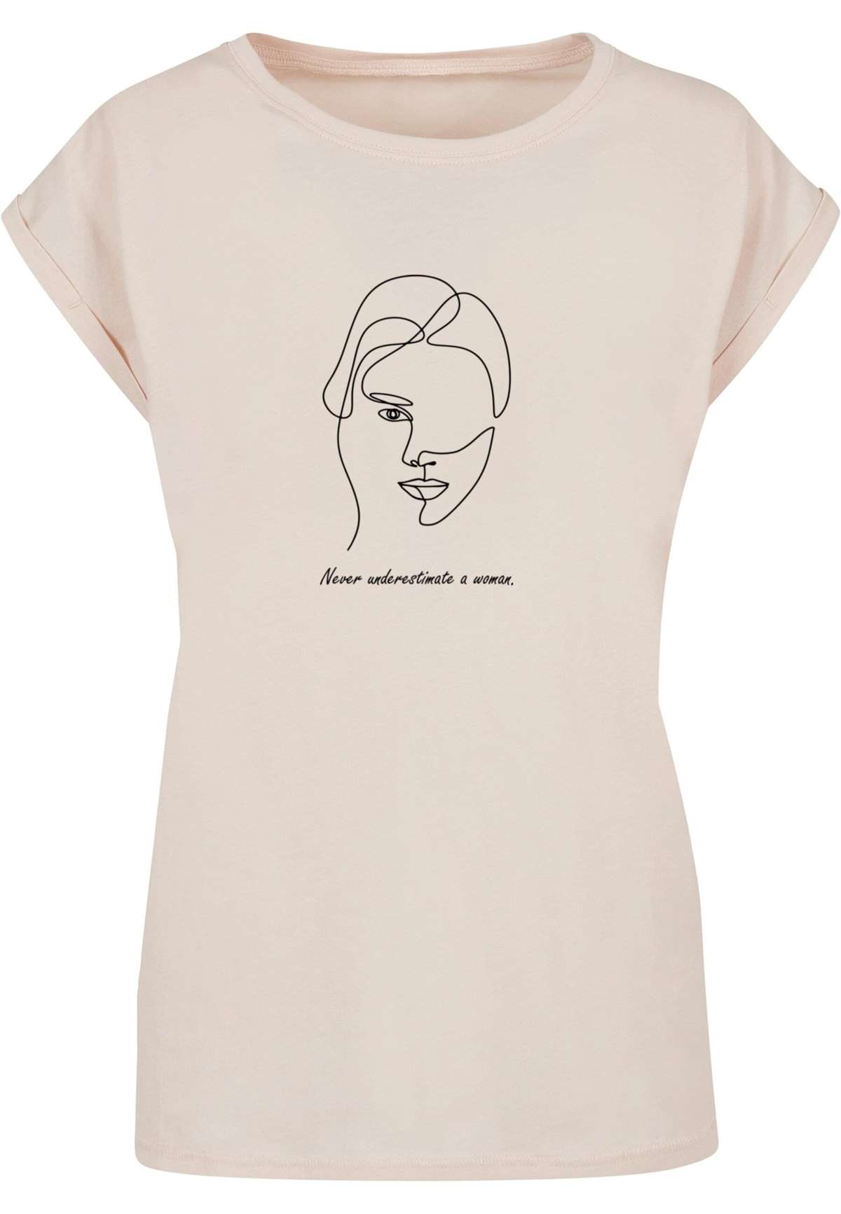 футболка Damen Ladies WD - Woman Figure Extended Shoulder Tee