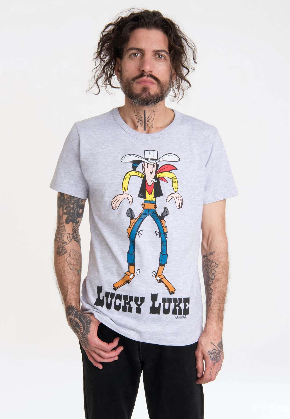 Футболка с лицензионным принтом»Lucky Luke«