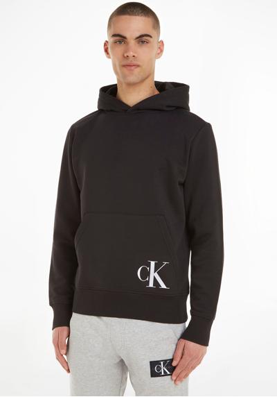 Толстовка с капюшоном и принтом логотипа Calvin Klein