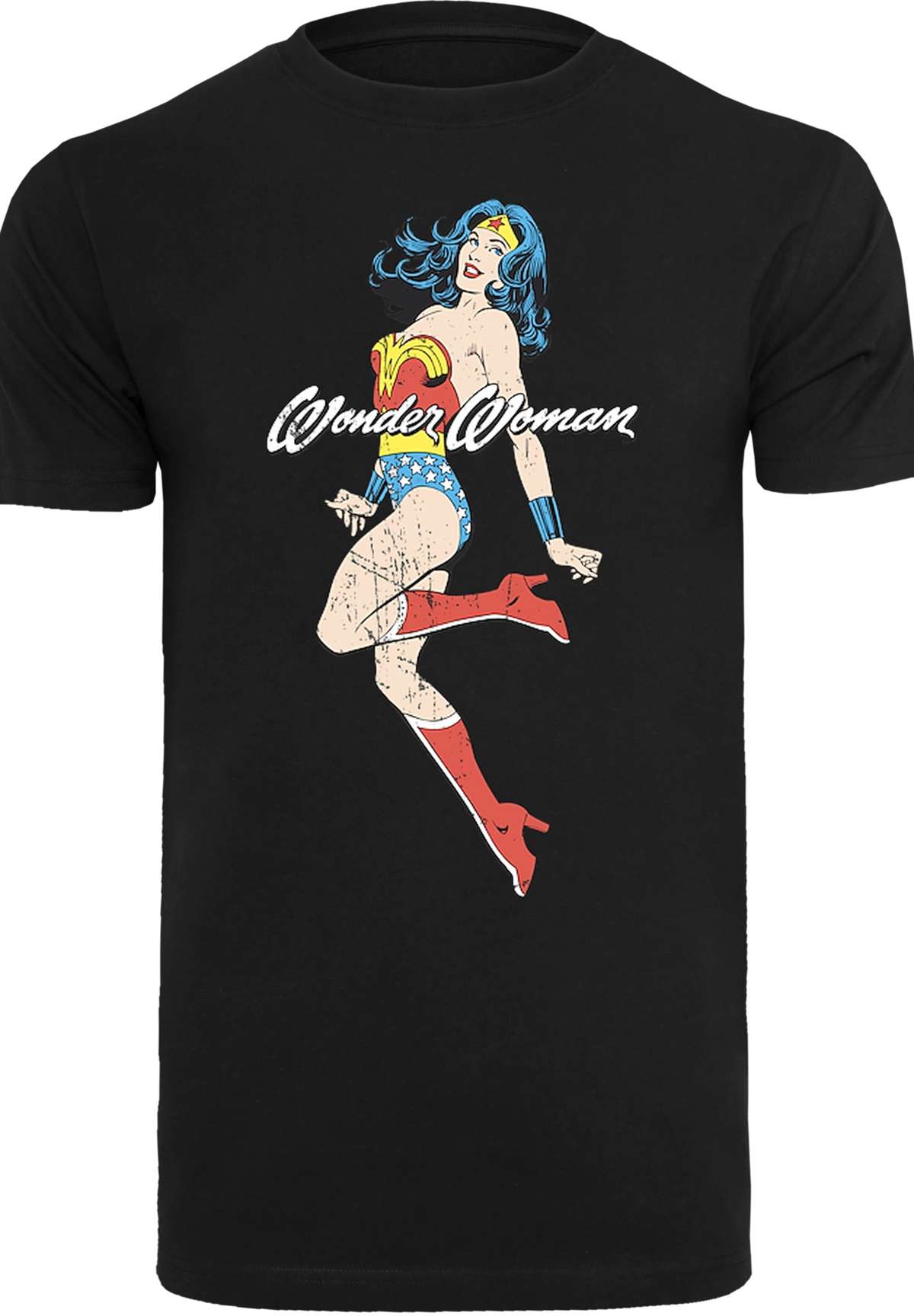 Рубашка с коротким рукавом Herren Wonder Woman Jump with T-Shirt Round Neck