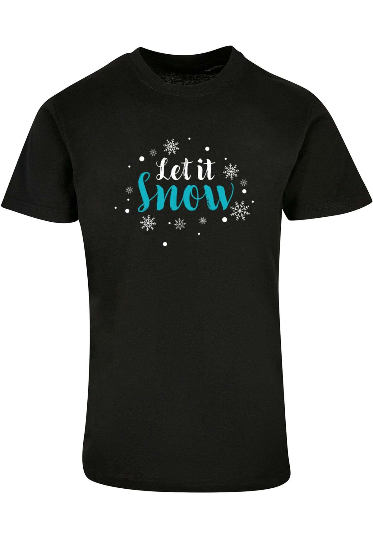 футболка»Herren Let it snow Basic Round Neck T-Shirt«