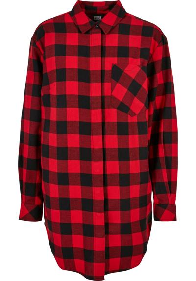 Платье-рубашка Urban Classics Damen Ladies Oversized Check Flannel Shirt Dress