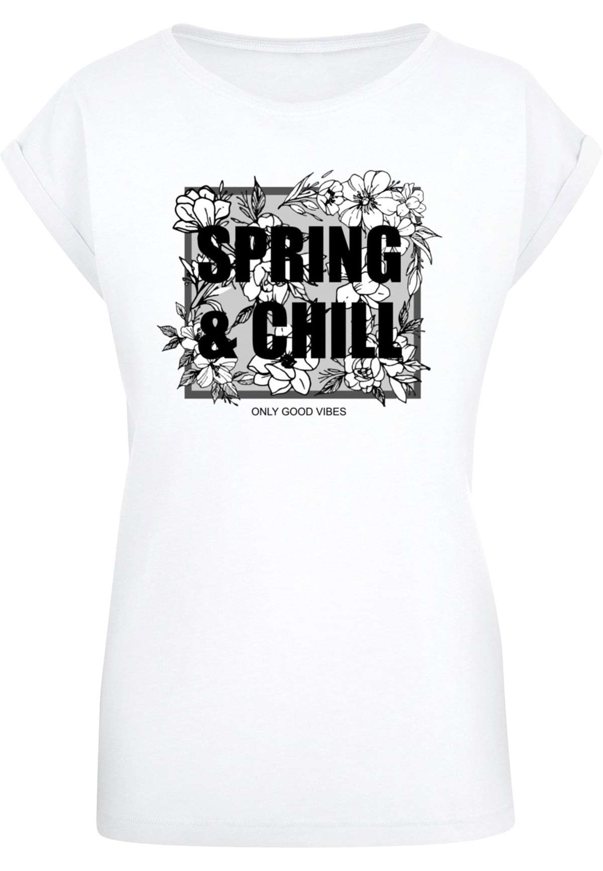 футболка »Damen Ladies Spring And Chill Extended Shoulder Tee«