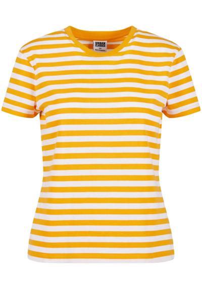 футболка Urban Classics Damen Ladies Regular Striped Tee