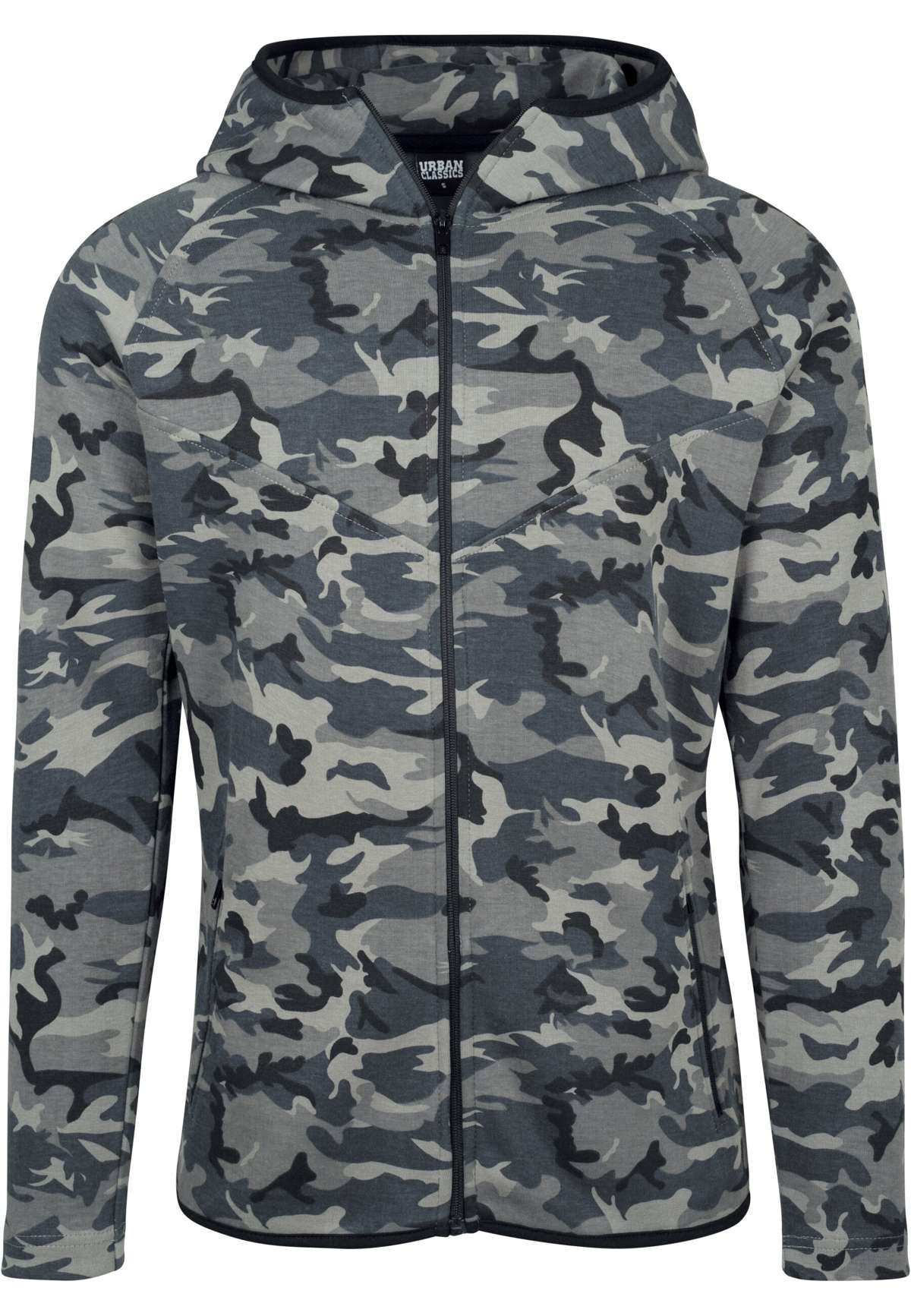 Всепогодная куртка»Urban Classics Herren Interlock Camo Zip Jacket«