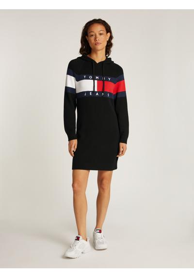 Платье-свитшот больших размеров »TJW FLAG HOOD SWEATER DRESS EXT«