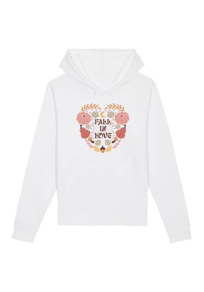 Толстовка с капюшоном Fall in love heart