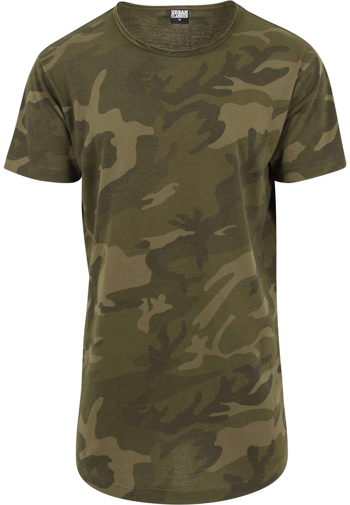 Рубашка с коротким рукавом»Urban Classics Herren Camo Shaped Long Tee«