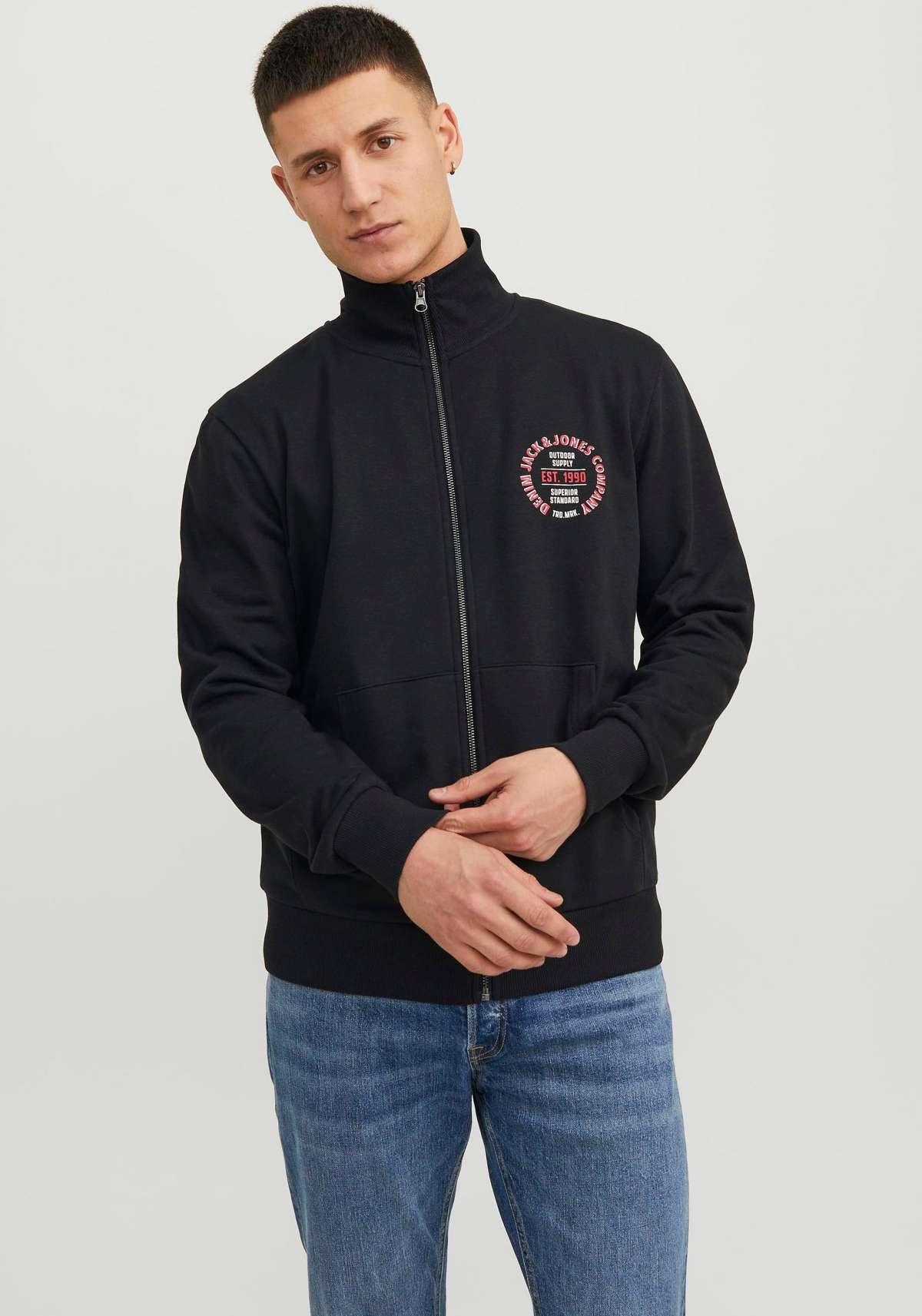 Толстовка»JJ JJANDY SWEAT ZIP HIGH NECK«