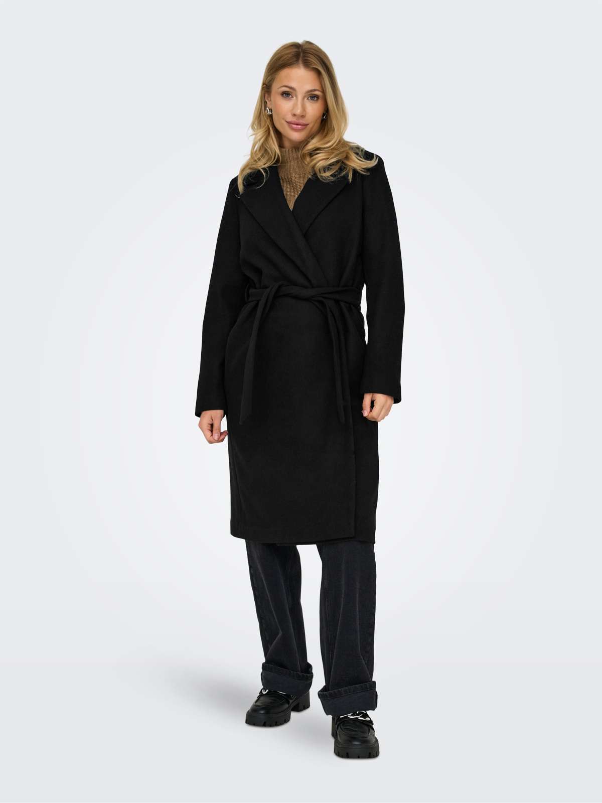 Длинное пальто ONLALVILDA LIFE WRAP COAT OTW