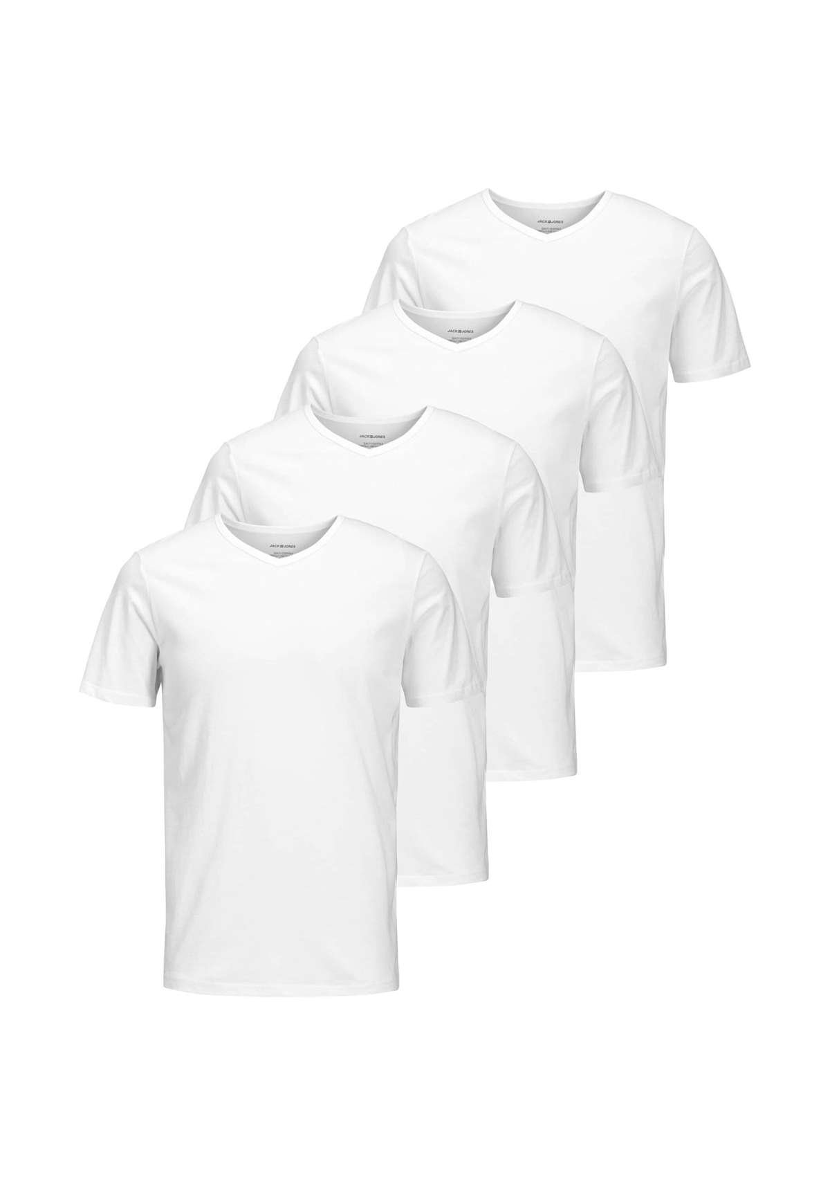 футболка T-Shirt JACBASIC V-NECK TEE 2PK 2er Pack