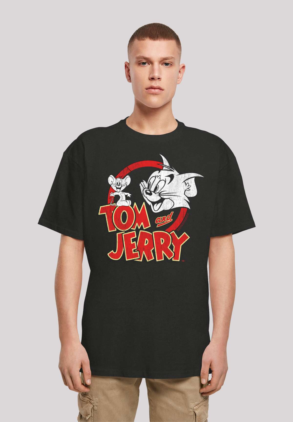 футболка»Tom And Jerry Distressed Logo«