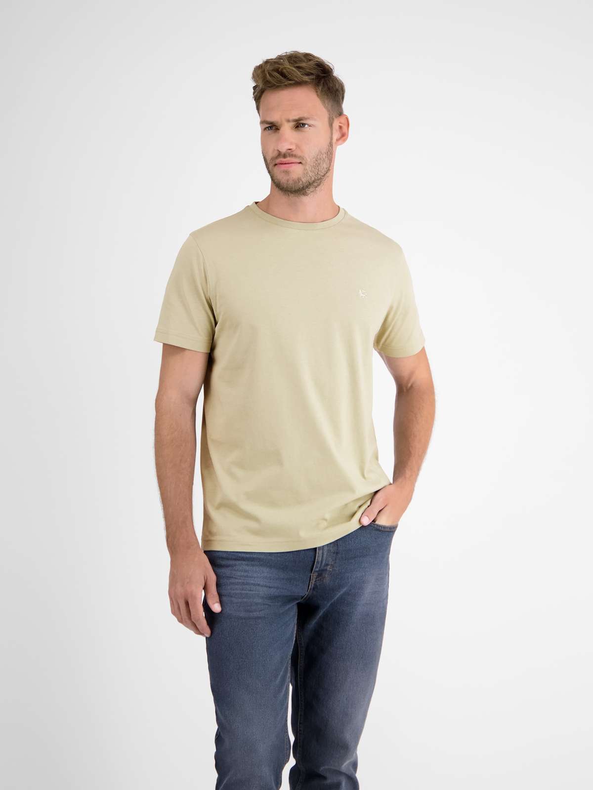 футболка»LERROS Basic T-Shirt in vielen Farben«