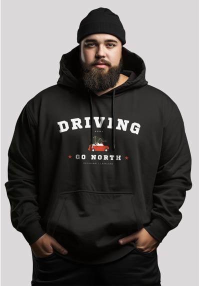 Толстовка с капюшоном»Driving Home Weihnachten PLUSSIZE«