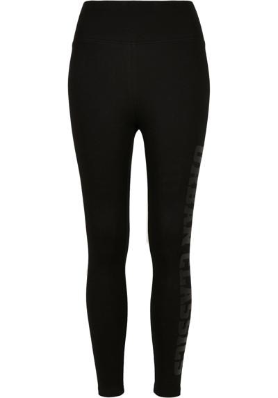 леггинсы Urban Classics Damen Ladies High Waist Branded Leggings