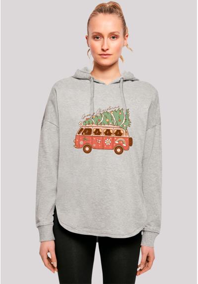 Толстовка с капюшоном Groovy Weihnachten Camper Van