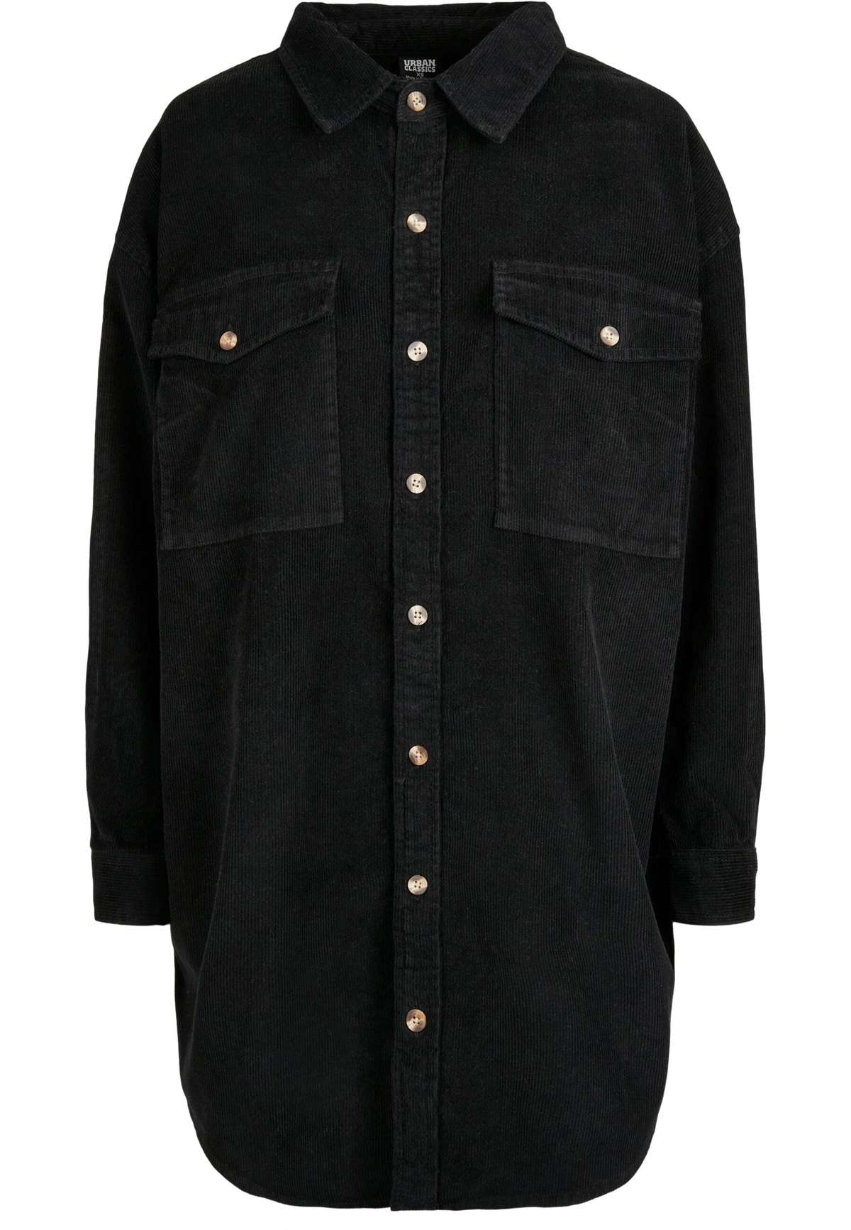 Рубашка-блузка Urban Classics Damen Ladies Long Corduroy Overshirt