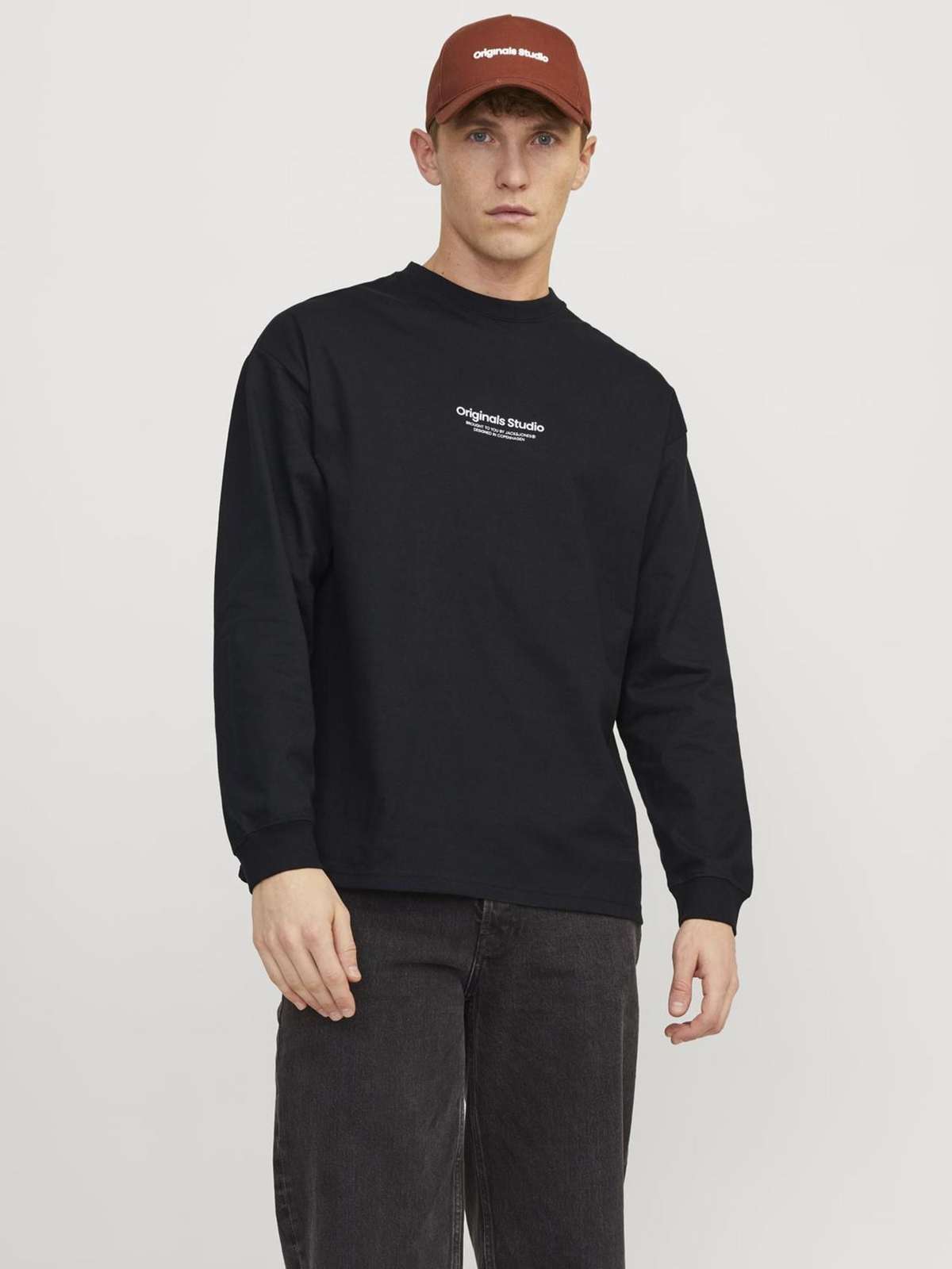 Рубашка с длинным рукавом JORVESTERBRO TEE LS CREW NECK NOOS