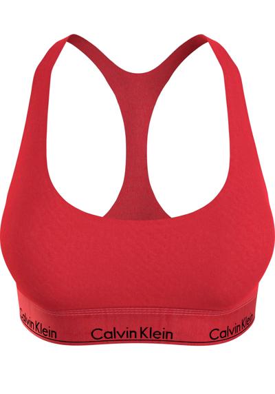 Бралетт с надписью CK на поясе. UNLINED BRALETTE