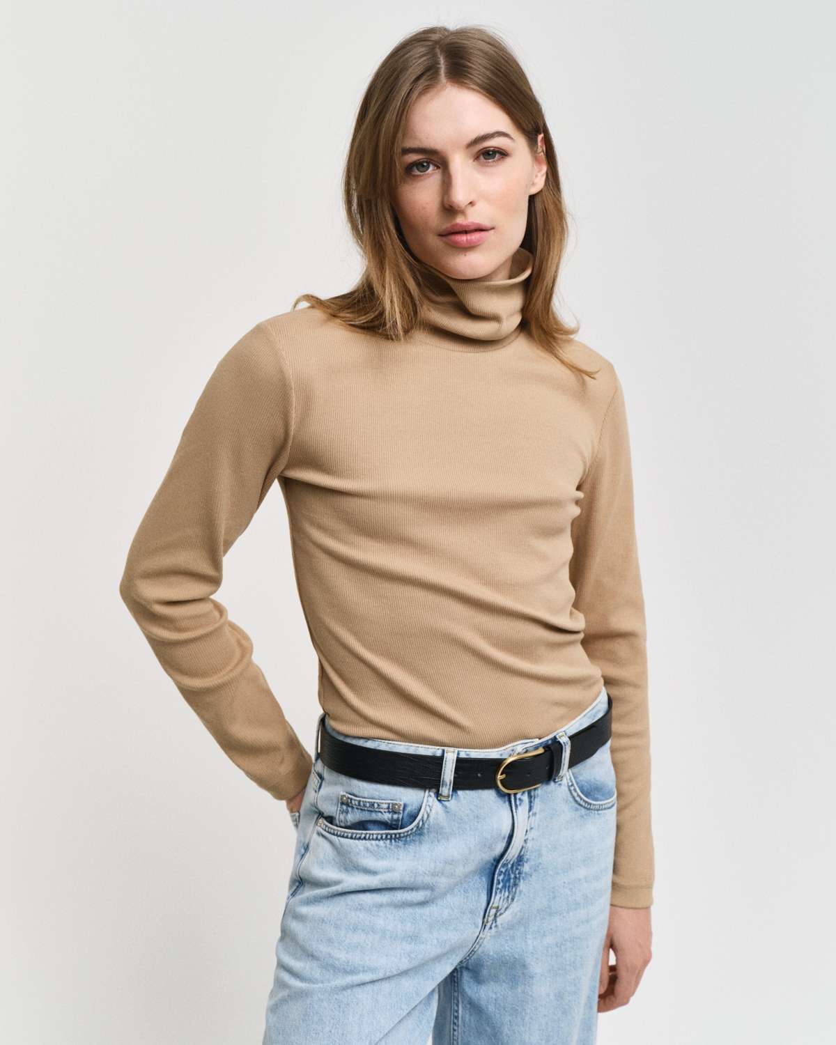 Свитер с высоким воротником »SLIM RIB TURTLENECK«