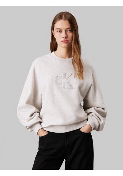 Толстовка с вышивкой логотипа »CHENILLE MONOLOGO CREWNECK«