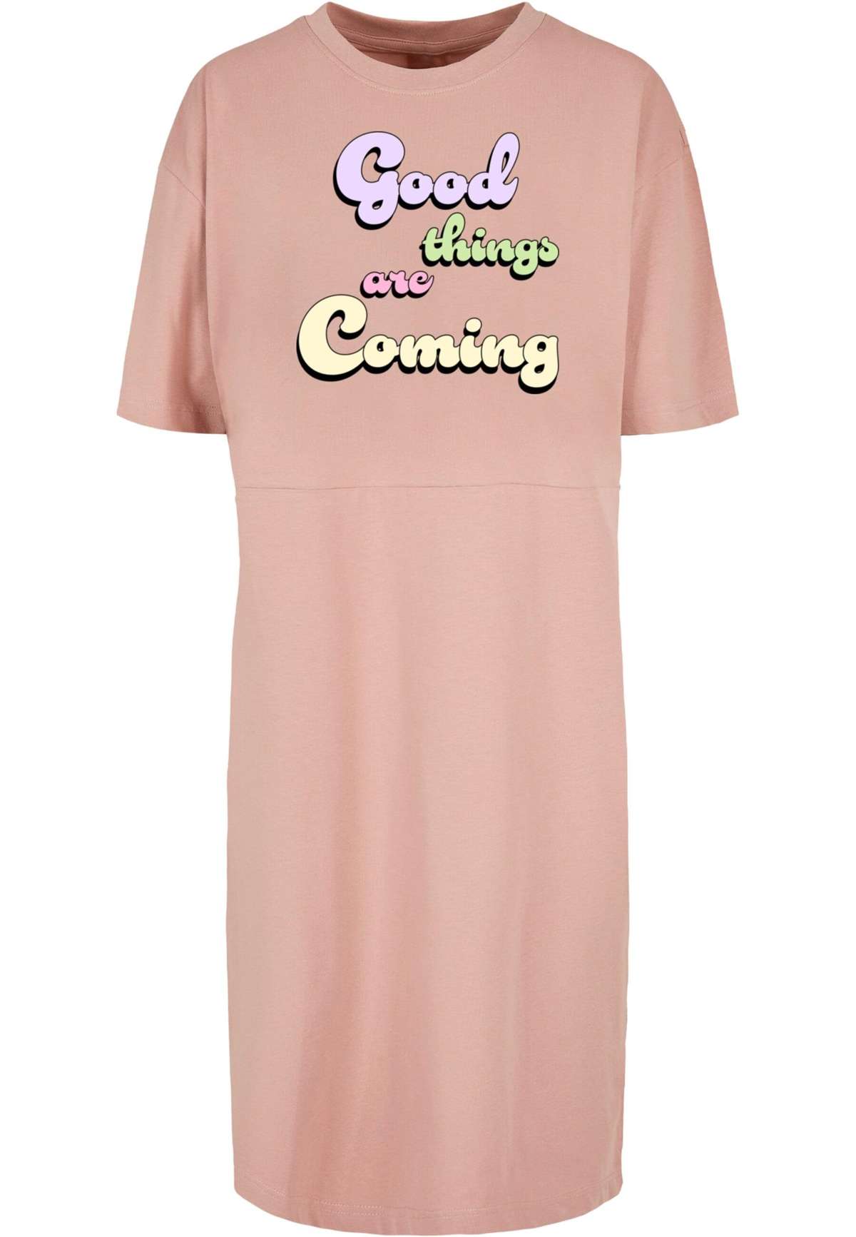 Платье-рубашка »Damen Ladies Good Things Oversized Slit Tee Dress«