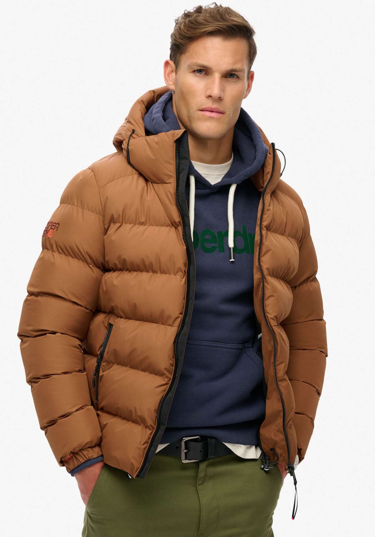 Стеганая куртка»HOODED SPORTS PUFFER JACKET«