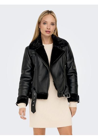 Куртка из искусственной кожи ONLAGNETE FAUX LEATHER BIKER JKT OTW