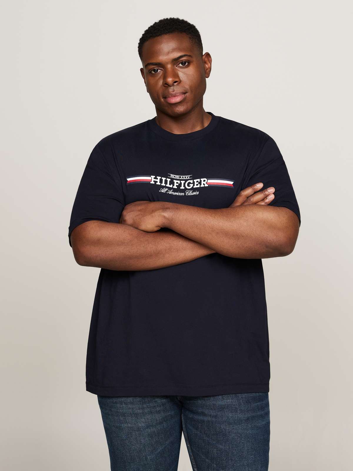 Рубашка с коротким рукавом»BT-HILFIGER CHEST STRIPE TEE-B«