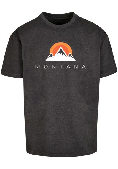 футболка»Herren Montana X Heavy Oversize Tee-BY102«