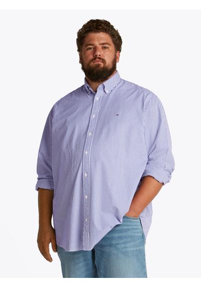 Рубашка с длинным рукавом больших размеров. BT-FLEX POPLIN CL STP SHIRT-B