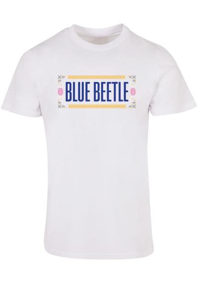 футболка Herren Blue Beetle - Logo Pattern Basic T-Shirt