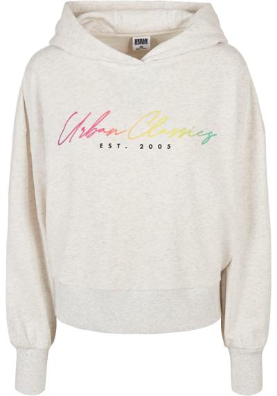 Толстовка с капюшоном Urban Classics Damen Ladies Oversized Rainbow Hoody