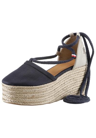 Эспадрилья CLOSED TOE LINEN FLATFORM