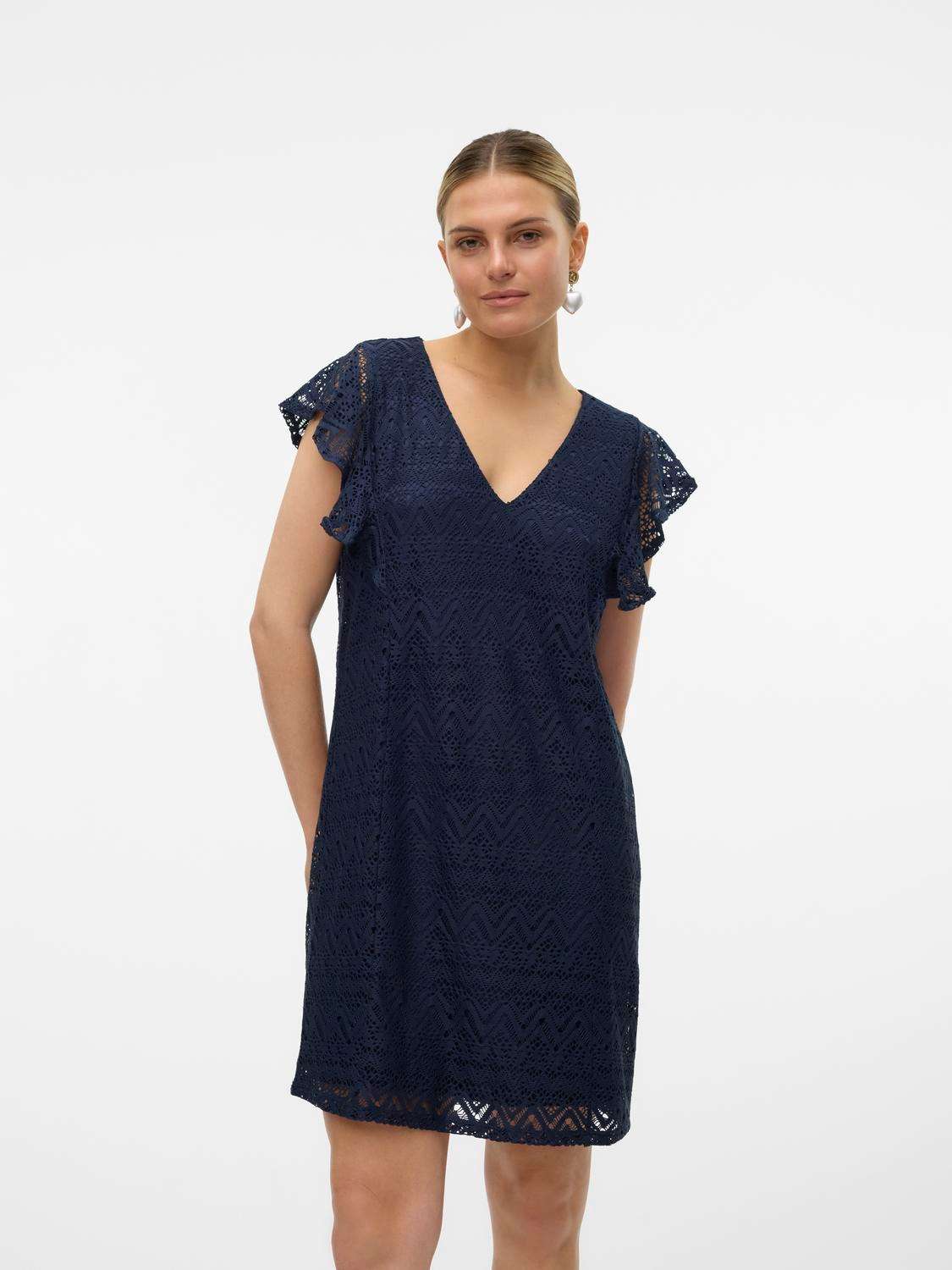 Мини-платье »VMMAYA SHORT FRILL DRESS JRS SPE«