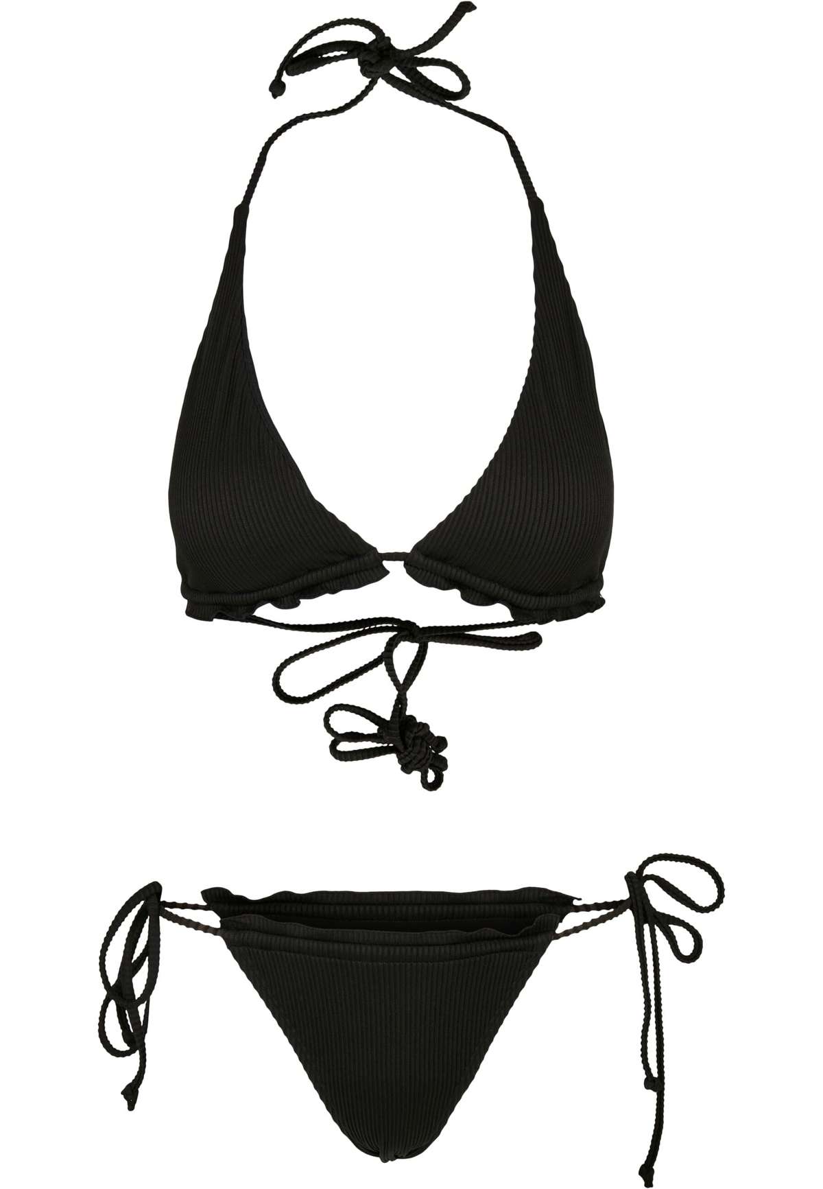 Бикини на косточках »Urban Classics Damen Ladies Rib Babylock Triangle Bikini«