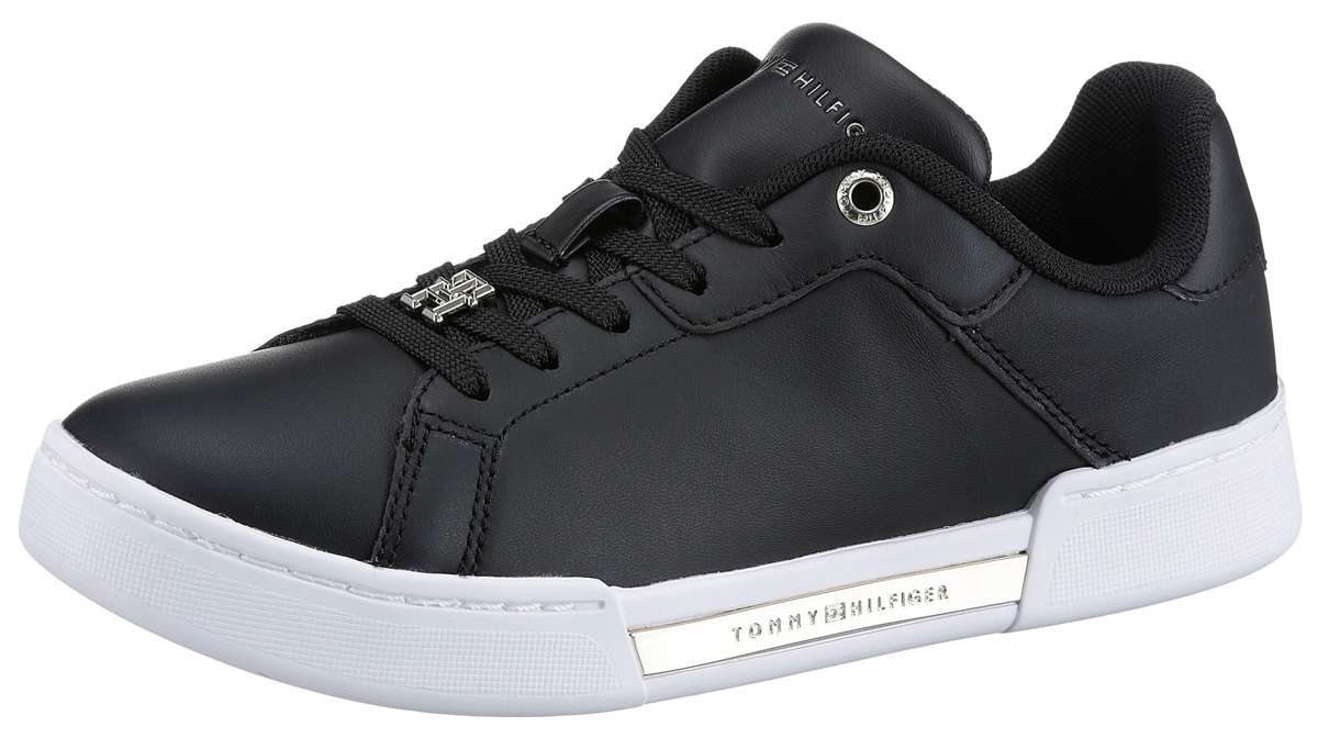 Кроссовки с деталями золотого цвета COURT SNEAKER GOLDEN TH