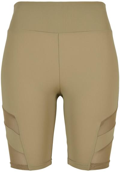 Тканевые брюки Urban Classics Damen Ladies High Waist Tech Mesh Cycle Shorts