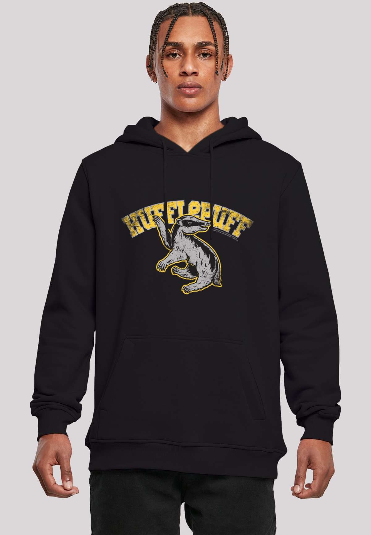 Толстовка с капюшоном»Harry Potter Hufflepuff Sport Emblem«