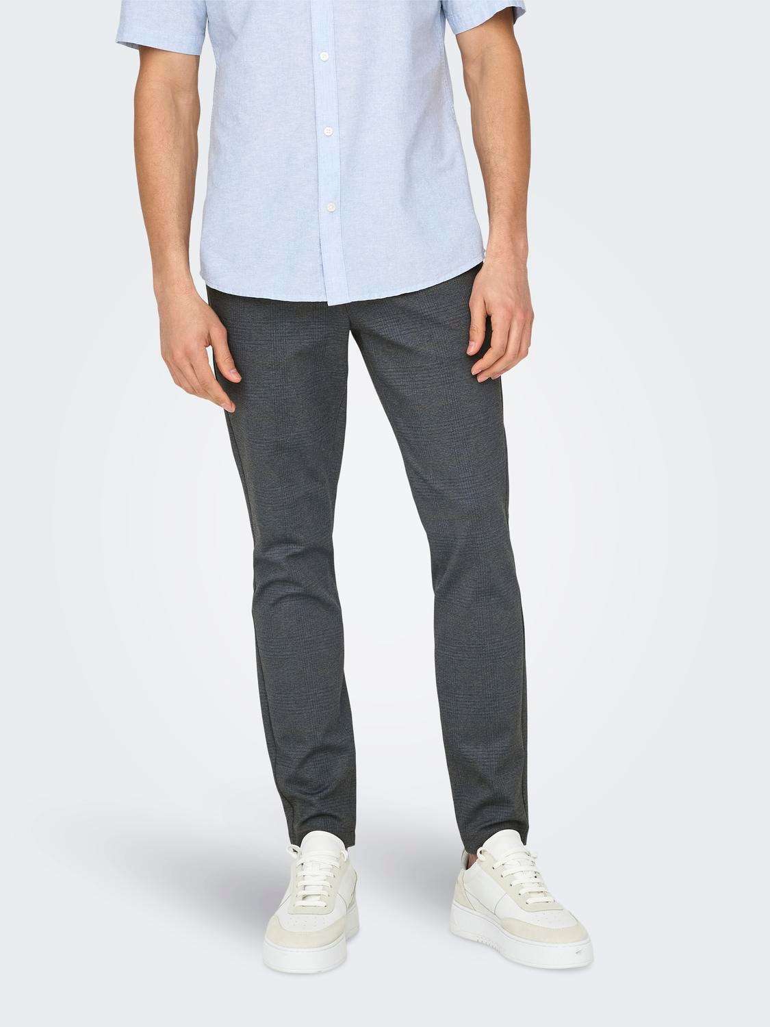 Чинос»ONSMARK SLIM CHECK 020920 PANT NOOS«