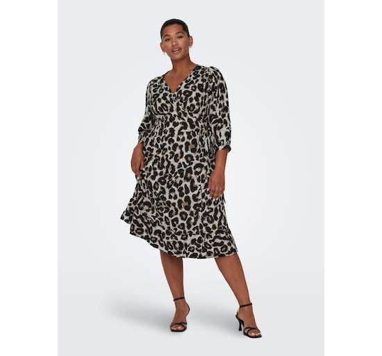 платье миди »CARLIVIA 3/4 WRAP MIDI DRESS WVN NOOS«