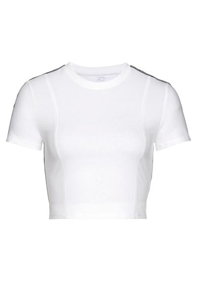 Рубашка с круглым вырезом и надписью логотипа Calvin Klein