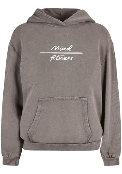 Толстовка с капюшоном Damen Ladies Mind Fitness Acid Washed Oversized Hoodie