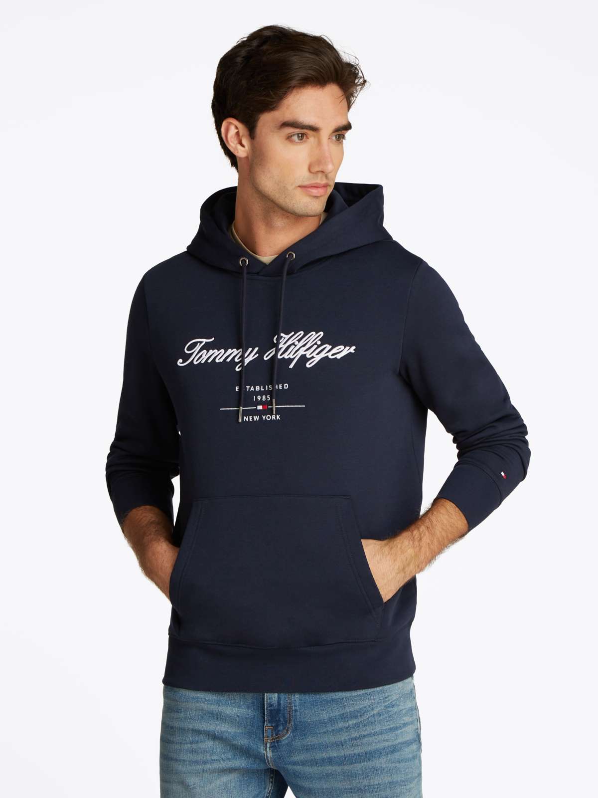 Толстовка с вышитым логотипом SCRIPT LOGO HOODY