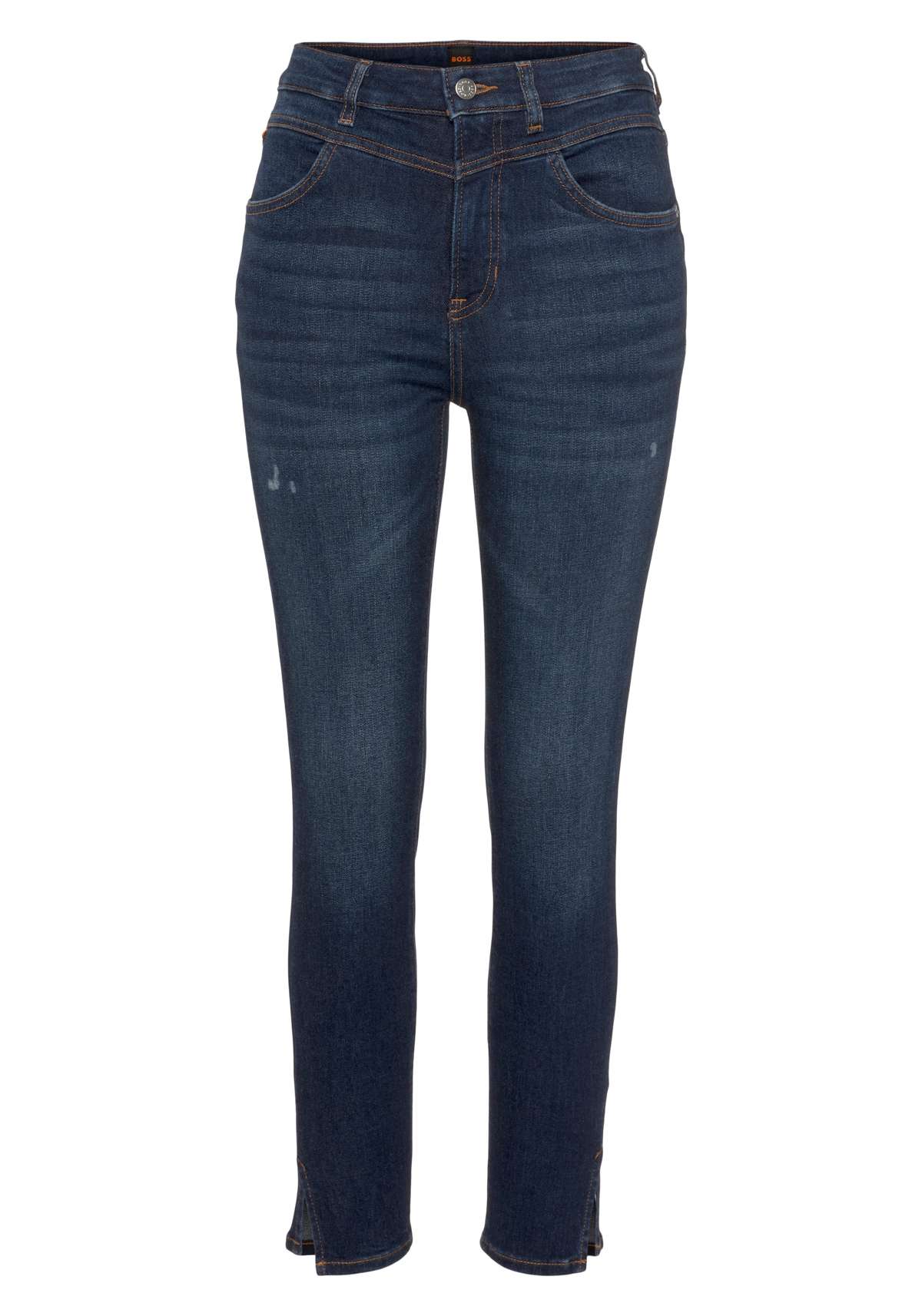 Джинсы с 5 карманами и открытым... »Kitt High Rise Hochbund High Waist Premium Denim Jeans«