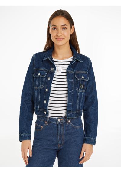 Джинсовая куртка с нашивкой-логотипом CROPPED 90`S DENIM JACKET