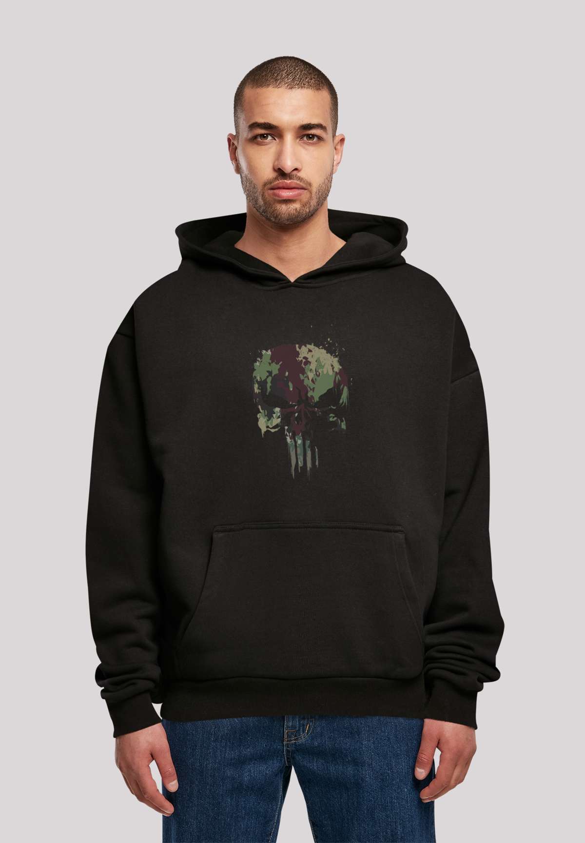 толстовка Marvel Punisher TV Camo Skull