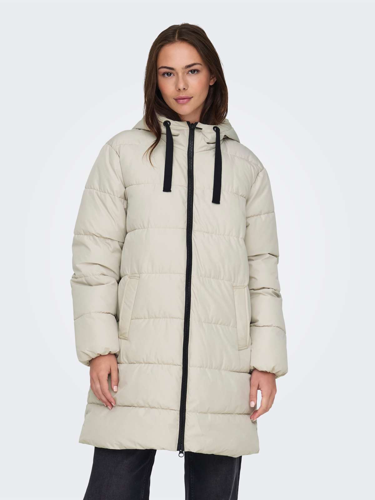 стеганое пальто ONLCLAIR PUFFER HOOD COAT OTW CC