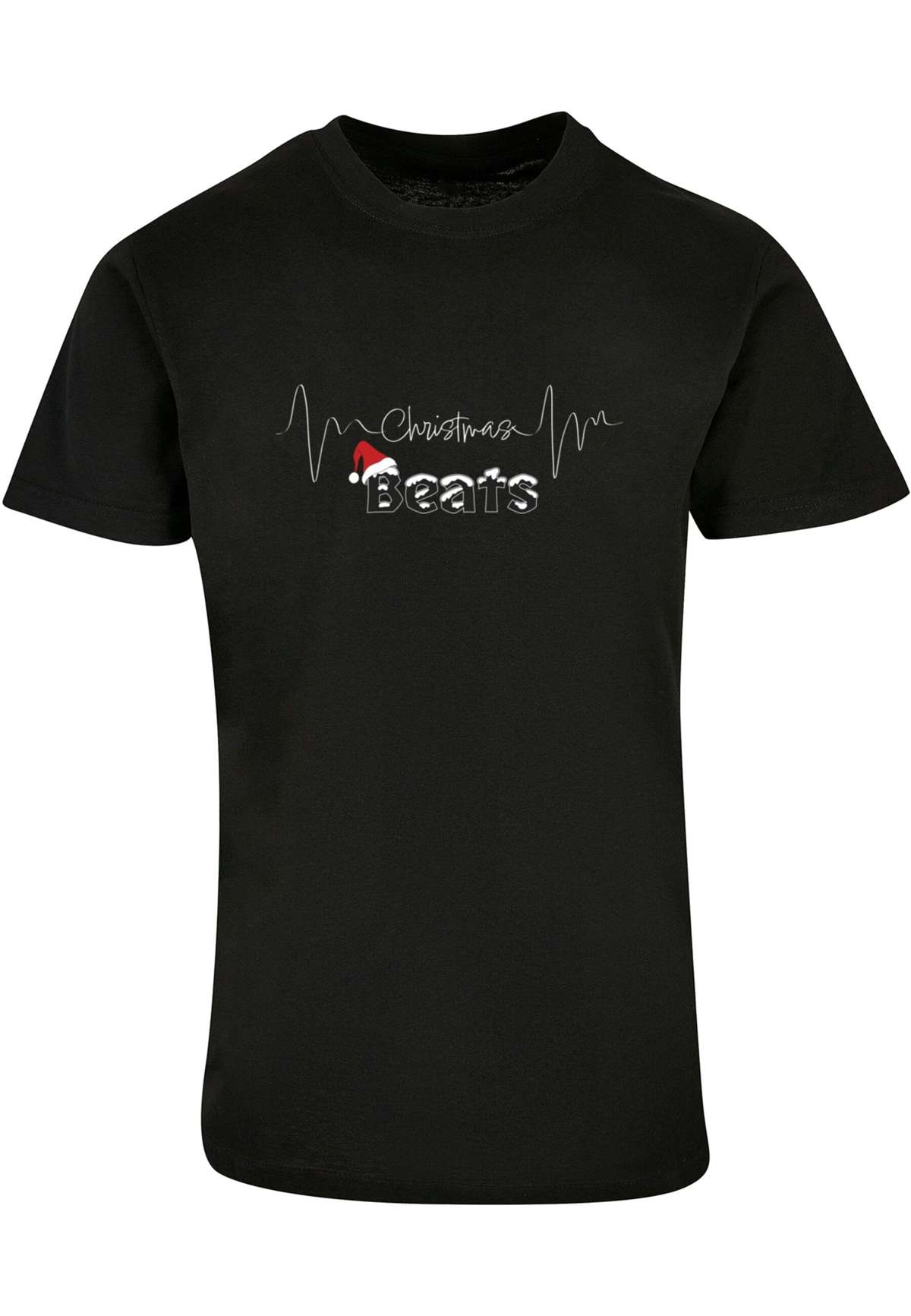 футболка»Herren Christmas beats Basic Round Neck T-Shirt«