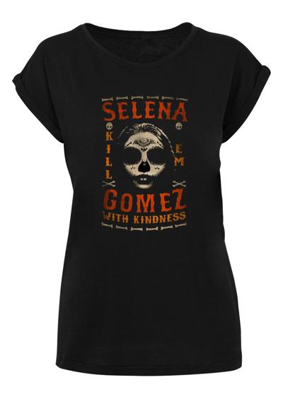 футболка »Damen Ladies Selena Gomez Black Gloves T-Shirt«